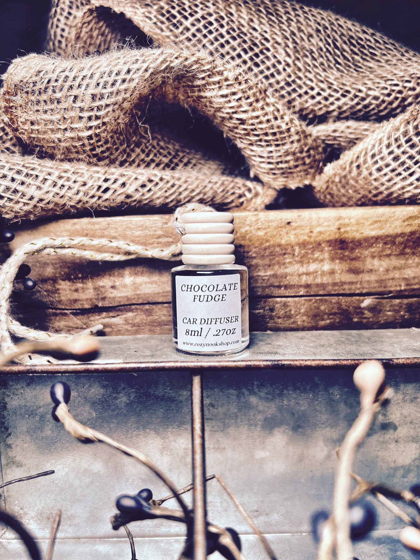 Chocolate Fudge Car Diffuser & Freshener