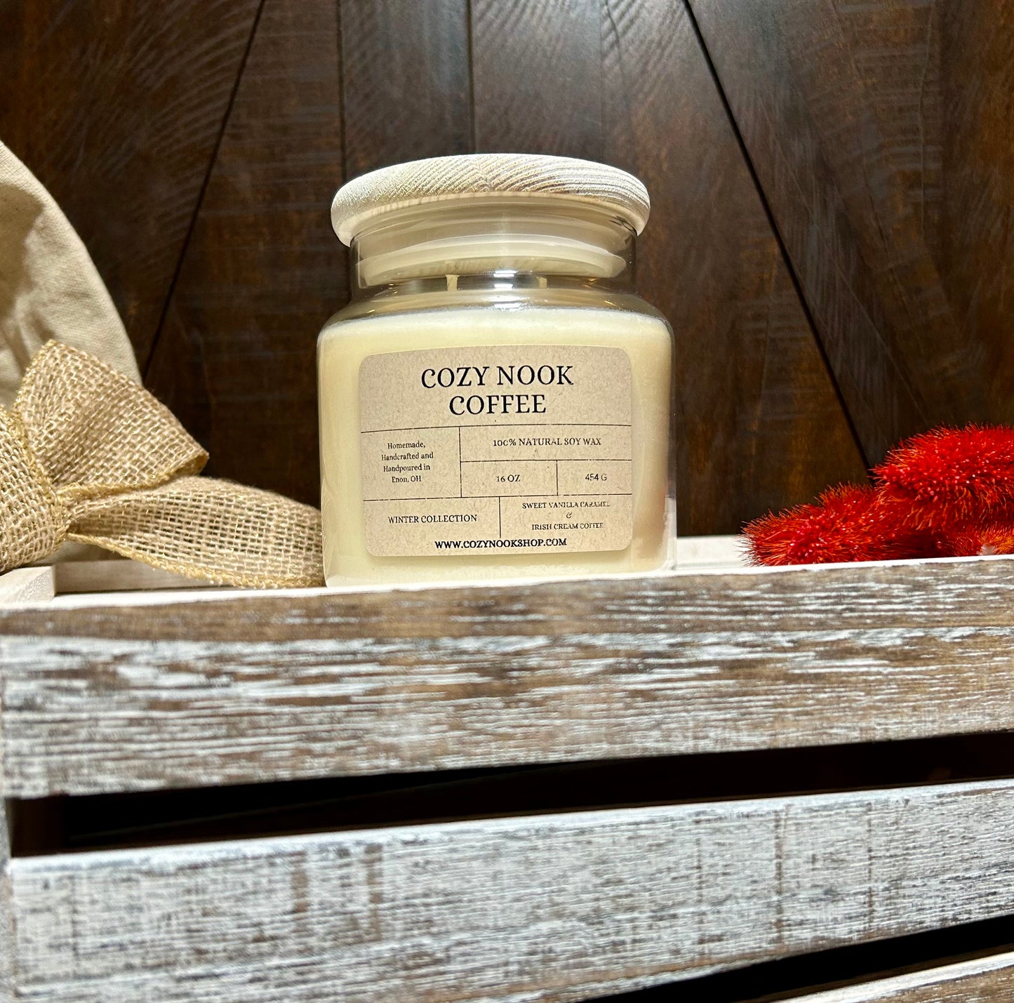 Cozy Nook Coffee 16oz Candle