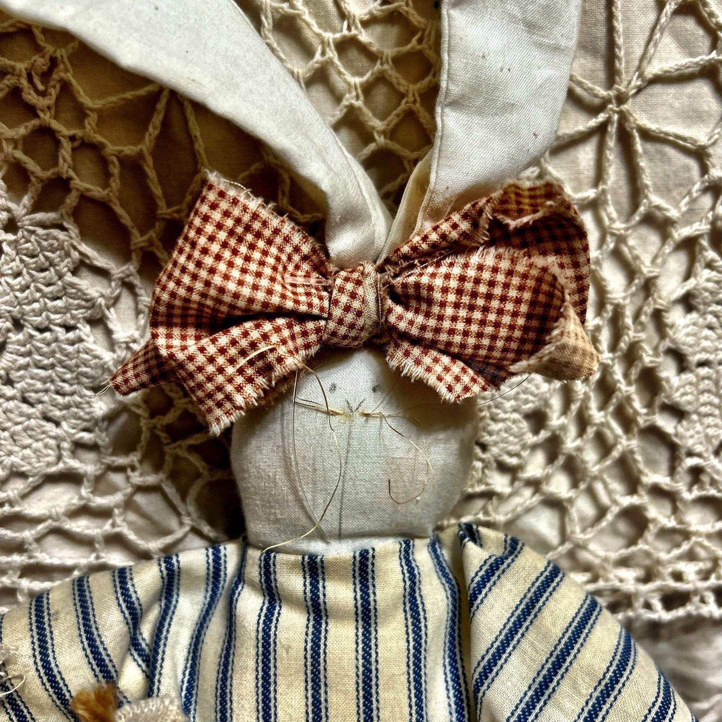 Farmhouse Corn Sack Bunny Doll