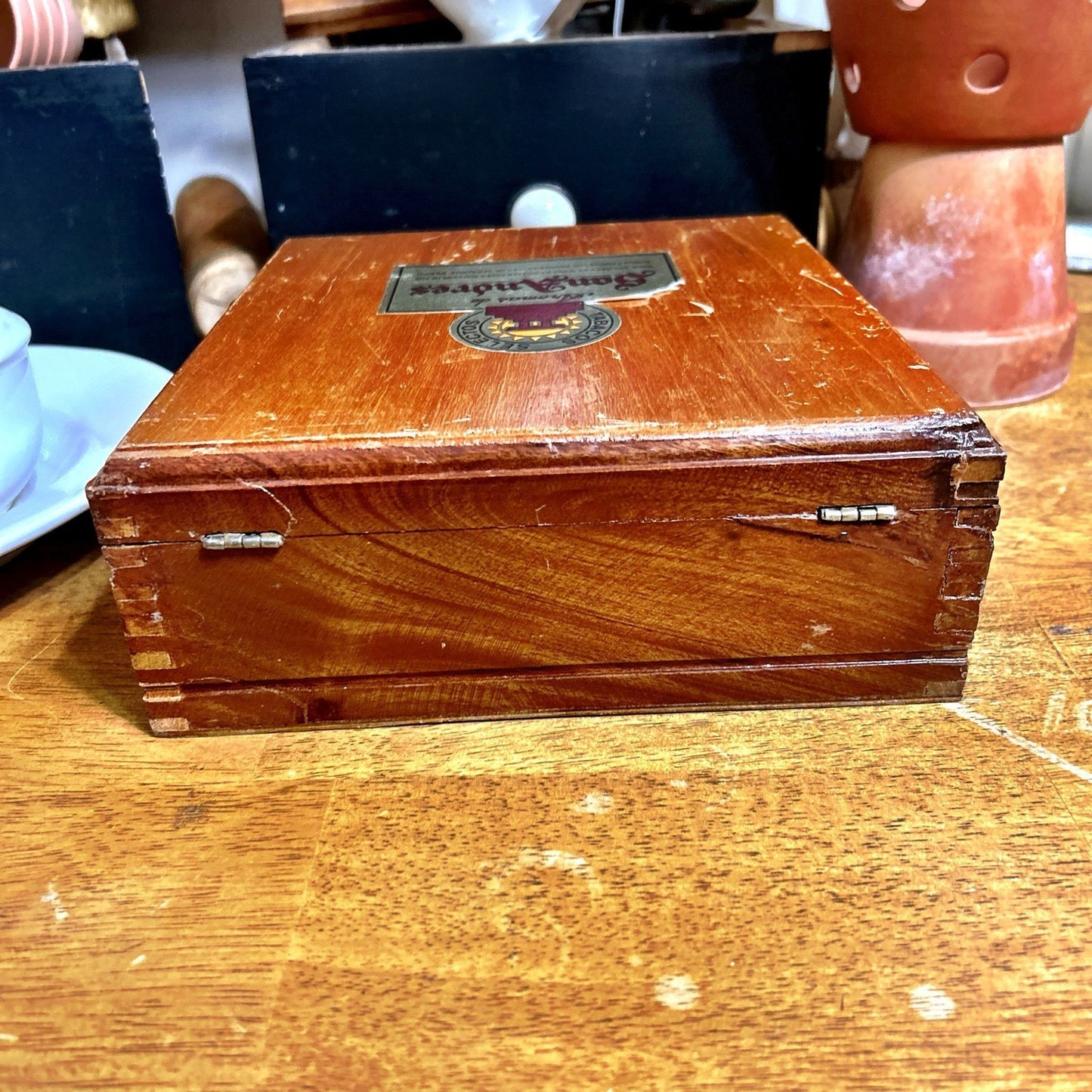 Cigar Box; Wooden- San Andres