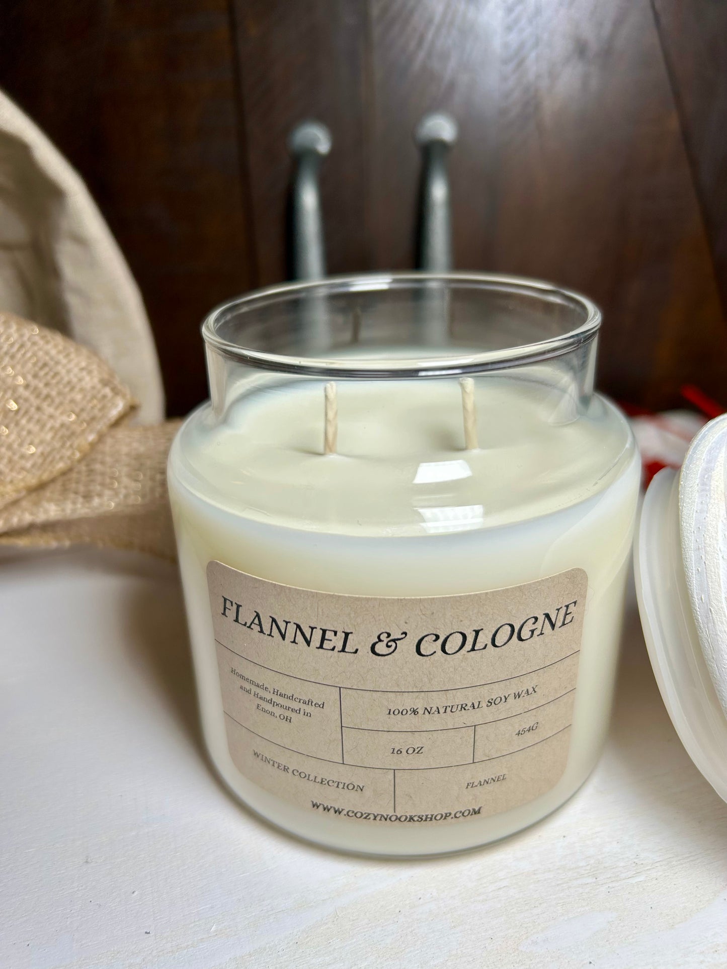 Flannel & Cologne 16oz Candle