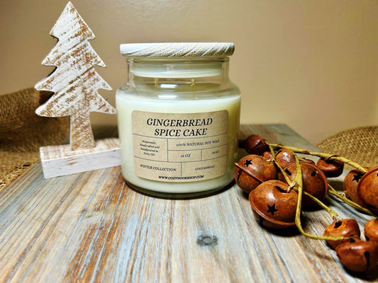 Gingerbread Spice Cake 16oz Candle